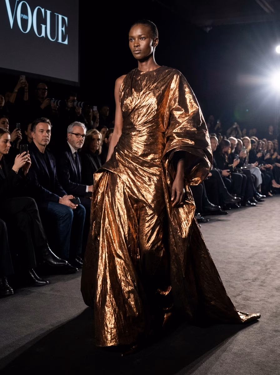 AI-кадр в стиле Couture, сгенерирован нейросетью в InPersona